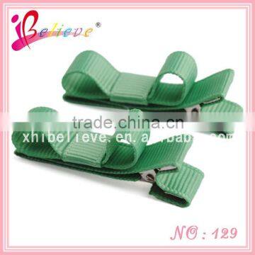 Kids Hair Accessories Grosgrain Handmade Flat Materials Hair Clips photo-2