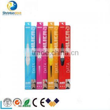 Оптовая продажа кабеля USB Remax alien 2.1 A. Безопасность, быстрая зарядка и передача данных с использованием экологически чистого силиконового провода photo-5