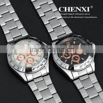 Men's Steel Strip Watches Quartz Watch Fashion Casual Watches Couple Watches 008AMG photo-3