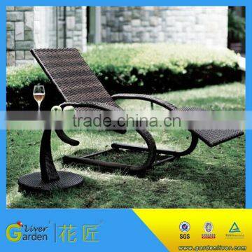 Wholesale plastic wicker pool recliner bali outdoor lounge rattan relax chair