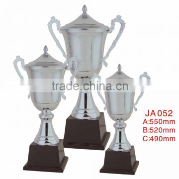 custom metal silver corporate awards trophy JA052