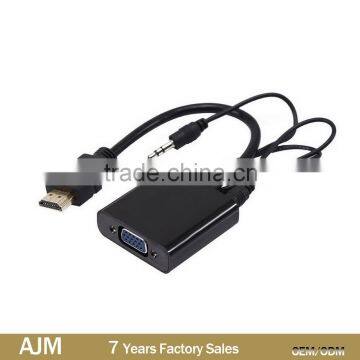 Hdmi to vga converter cable with audio for computer                        
                                                Quality Choice