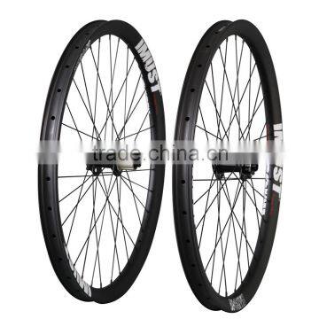 2016 newest powerway hub 32 holes Carbon Fiber 29er Tubeless Wheel wide 40mm All Mountain Wheels