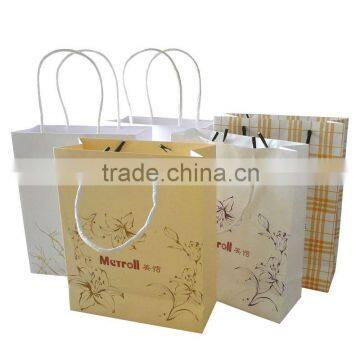 gift paper bag with colorful printing 2013 shopping bag