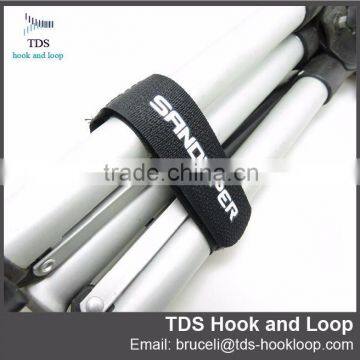 Custom Logo 3/4 Inch 1 Inch Hook and Loop Cinch Straps photo-2