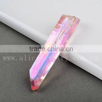 wholesale natural angel aura quartz crystals point,new colorful healing quartz crystal