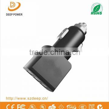 Shenzhen Made High Quality Portable 3usb Car Charger, Custom Design Universal Car Charger photo-3