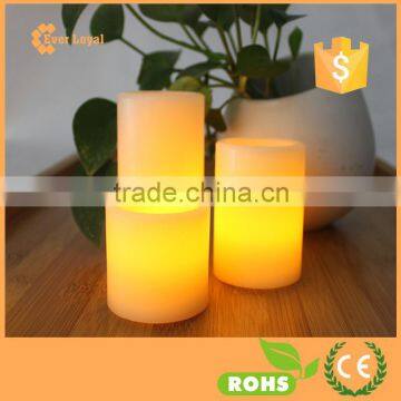 Flameless Candles Battery Operated Real High Quality Wax LED Light Set of 3 Weatherproof Style Candles