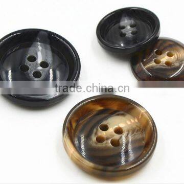 Sedex Audited Factory 2 Pillar Polyester Horn Button, Resin Horn Button photo-5