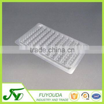 Luxury PET anti-static blister precision electronic parts tray with lid