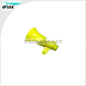 Promotional cheap custom plastic horn shape toy whistle