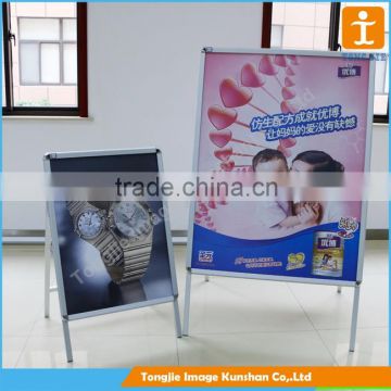 Custom adjustable poster stand A frame