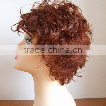 Unproceesed Brazilian Human Hair Full Lace Wig Curly Full Cuticle Human Hair Wig photo-4