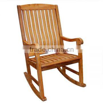 natural Teak Rocking Chair