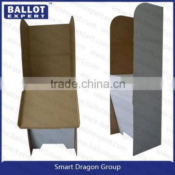 custom JYL SE-TDC002&3 cheap folding cardboard display election ballot booth table from China factory