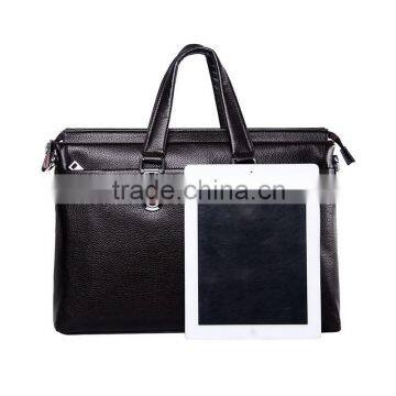 2015 Popular Low Price Customised Waterproof Leather Briefcase Single Strap Shoulder Tote Bags Business Bag