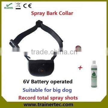 Mini spray bark control collar for small dogs