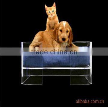 factory directly sale customized acrylic rectangle dog bed