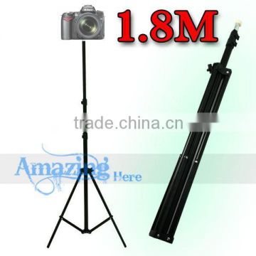 1.8M Black Camera Camcorder Support Adjustable Stand Tripod,New Arrival!!!!