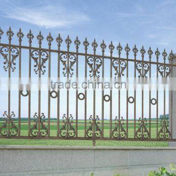 Latest modern cast aluminum decorative fence with cast aluminum spear finials or house garden fence