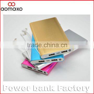 PA-101 8000-mAh-Backup-External-Battery-double USB Output-Power-Bank-Pack-Charger-with Micro Cable photo-2