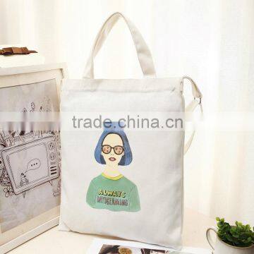 Factory direct! 2016 new customized gold dust cotton bag