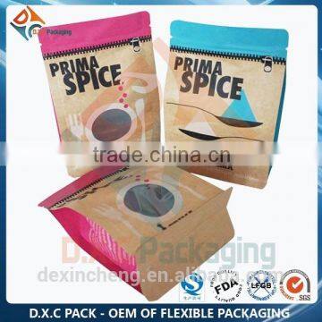 Hot New Products F or 2015 Stand Up Pouch With Window For Snack Food photo-3