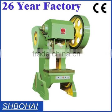 Shanghai Bohai J21S / JB23 c-frame power press , mechanical metal stamping machine , flywheel punch press