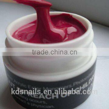 Rich colors soak off uv gel polpular pudding gel for nail art