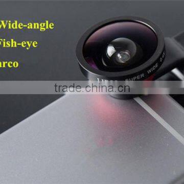2016 Best Selling !! Universal Clip Fish Eye Lens Wide Angle Macro Mobile Phone Lens For IPhone 6 6s Plus Online Shopping photo-2