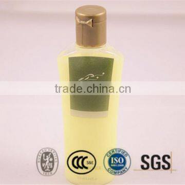 Hotel shampoo/body lotion/shower gel/conditioner bottle with flip-top cap