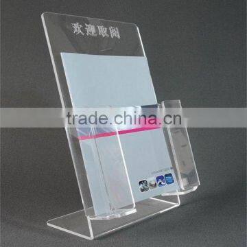 Clear Acrylic Magazine Holder for Office Mainly photo-2