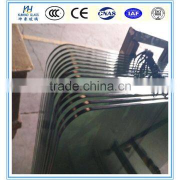 12mm thick tempered glass Rounded edge tempered glass table top