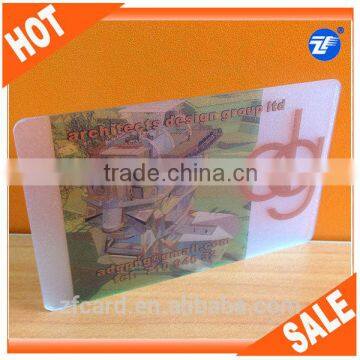 Top selling hologram transparent business cards