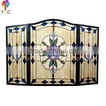 F-10 stained glass fireplace tiffany panel tiffany mosaic tiles wholesale tiffany lamp