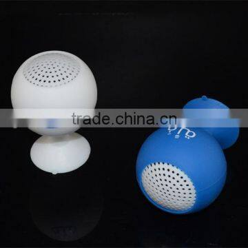 Cheap Mini Wired Silicon Suction Cup Speaker With Lithium Battery photo-2
