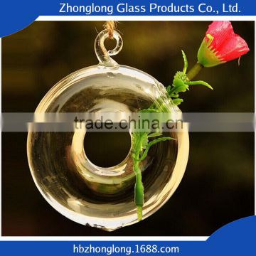 China Supplier New Arrival Glass Eco-Friendly Flower Shaped Glass Vase