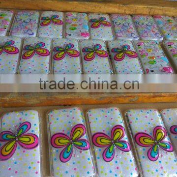Printed Drop Of Glue 3D Clear Soft Silicon TPU Gel Phone Case Cover for Moto