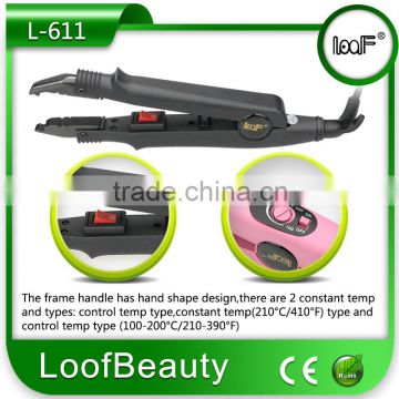 Best selling loof professional hair extension iron