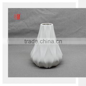 2015 Decorative Clay Vase White Porcelain Flower Vase