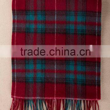 Wholesale Cashmere Red Tartan Scarf WCS14112219 photo-3