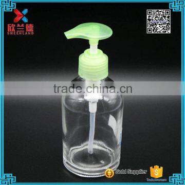 2016 new product 250ml glass soap foam pump bottle