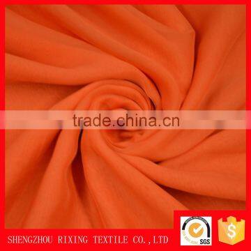 100% polyester fashion plain pure chiffon fabric rolls of factory supply