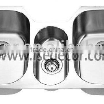 Triple Bowl Stainless Steel Kitchen Sink(FSE-SS-4221)