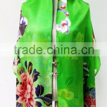 Factory Direct Custom Digital Printed Silk Scarf photo-4