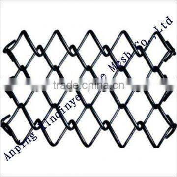 yellow vinyl coated chain link fence