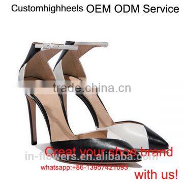 OEM ODM Customized woman ankle strap sandals 2016