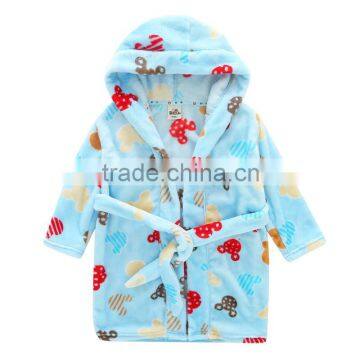 China Supply Super Soft Kids Bath Robe Microfiber photo-5