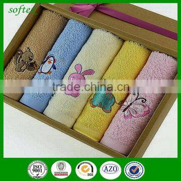 Luxury Embroidered Towel Set For Business Gift photo-4