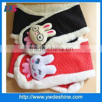 New product high quality plush children's cartoon scarf shawl WJ-648